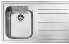 Врезная кухонная мойка smeg LE861D-2 86.8х50.8см нержавеющая сталь картинка из объявления