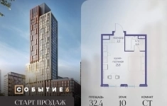 Продам 1 комнатную квартиру 32.4 м2 в объявлении 10 фото Продам 1 комнатную квартиру 32.4 м2 картинка из объявления