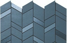 Atlas Concorde глазурованная керамическая плитка MEK Blue Mosaico Chevron Wall (9MCU) картинка из объявления