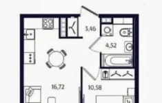 Продам 1 комнатную квартиру 37 м2 в объявлении 10 фото Продам 1 комнатную квартиру 37 м2 картинка из объявления