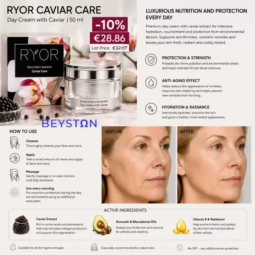 RYOR Caviar Care Day Cream with Caviar (50 ml) картинка из объявления