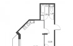 Продам 1 комнатную квартиру 59 м2 в объявлении 7 фото Продам 1 комнатную квартиру 59 м2 картинка из объявления