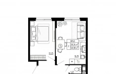 Продам 2 комнатную квартиру 58.98 м2 в объявлении 10 фото Продам 2 комнатную квартиру 58.98 м2 картинка из объявления