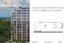 Продам 1 комнатную квартиру 23.8 м2 картинка из объявления