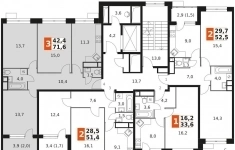 Продам 3 комнатную квартиру 71 м2 картинка из объявления