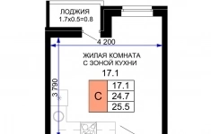 Продам 1 комнатную квартиру 25 м2 в объявлении 10 фото Продам 1 комнатную квартиру 25 м2 картинка из объявления