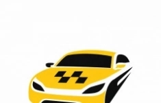 Водитель такси на авто компании картинка из объявления