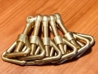 комплект М10  (гайка-барашек/болт откидной) латунные картинка из объявления