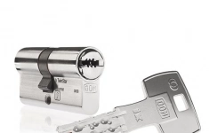 Цилиндр DOM Twinstar ключ-ключ (размер 40x85 мм) - Никель картинка из объявления
