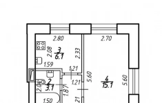 Продам 1 комнатную квартиру 30 м2 в объявлении 2 фото Продам 1 комнатную квартиру 30 м2 картинка из объявления