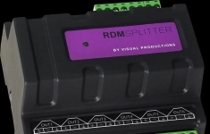 VISUAL PRODUCTIONS RdmSplitter (TERMINAL) Сплиттер-усилитель DMX+RDM с креплением на DIN-рейку. 6 каналов картинка из объявления