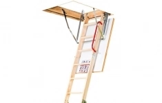 Лестница чердачная Fakro Komfort mini деревянная 280х60х94 см картинка из объявления