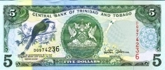 Банкнота Тринидада и Тобаго. в объявлении 2 фото Банкнота Тринидада и Тобаго. картинка из объявления