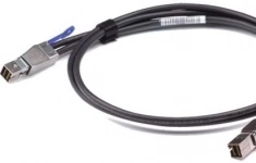 Кабель HP внешний 716197-B21 2M MiniSAS HD(SFF8644) to MiniSAS HD(SFF8644) Cable картинка из объявления