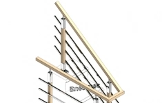 Перила нержавеющие ограждения поручни дерево №36 картинка из объявления