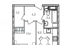 Продам 1 комнатную квартиру 31 м2 картинка из объявления