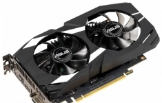 Видеокарта ASUS DUAL GeForce GTX 1650 1485MHz PCI-E 3.0 4096MB 8002MHz 128 bit DVI DisplayPort HDMI HDCP OC картинка из объявления