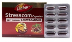 Стресском Ашваганда (Stresscom Ashwagandha) Dabur, 120 капсул картинка из объявления