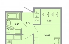 Продам 1 комнатную квартиру 33.1 м2 в объявлении 10 фото Продам 1 комнатную квартиру 33.1 м2 картинка из объявления