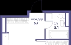 Продам 1 комнатную квартиру 38 м2 картинка из объявления