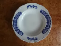 Тарелка большая глубокая фарфоровая, Коростень картинка из объявления