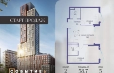 Продам 2 комнатную квартиру 58 м2 в объявлении 10 фото Продам 2 комнатную квартиру 58 м2 картинка из объявления