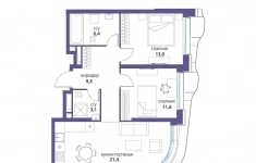 Продам 2 комнатную квартиру 65 м2 картинка из объявления