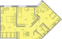 Продам 2 комнатную квартиру 60 м2 в объявлении 9 фото Продам 2 комнатную квартиру 60 м2 картинка из объявления