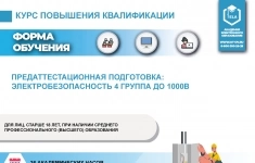 Предаттестационная подготовка: Электробезопасность 4 группа до 1000В (ДПО-ПП-ЭБ-04) картинка из объявления