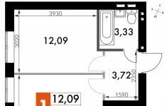 Продам 1 комнатную квартиру 35 м2 картинка из объявления