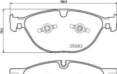 Комплект тормозных колодок Brembo P36029 картинка из объявления