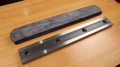 Ножи гильотинные 520 75 25 для рубки металла от завода производит картинка из объявления