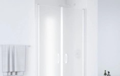 Душевая дверь в нишу Vegas Glass E2P 75 01 10 профиль белый, стекло сатин картинка из объявления