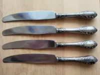 Ножи столовые СССР мельхиор МНЦ 15-20, ЗiШ, ЗиШ картинка из объявления