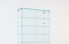 Витрина стеклянная quot;истраquot; №33 (с дверками, задняя стенка - стекло), Серый картинка из объявления