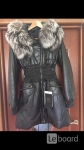 Пуховик куртка новая fashion furs италия 44 46 s m кожа черный ме картинка из объявления