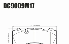Колодки тормозные DC9009M17 DC brakes Race Track, Brembo 6 поршней тип J, N / PORSCHE 911 (997) картинка из объявления