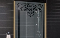 Душевая дверь в нишу Vegas Glass EP 0080 05 R профиль бронза, стекло Artdeco1 картинка из объявления