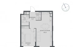 Продам 1 комнатную квартиру 57.7 м2 в объявлении 10 фото Продам 1 комнатную квартиру 57.7 м2 картинка из объявления