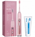 Звуковая щетка Revyline RL 010 Pink и зубная паста Смарт картинка из объявления