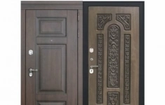 Металлическая дверь Luxor - 21, Д-19 (16мм, Грецкий орех + черная патина винорит) картинка из объявления