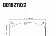 Колодки тормозные DC1027V22 DC brakes Street HD, перед. система STOPTECH HD TOYOTA LC200 / LX570 картинка из объявления