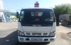 Бортовой автомобиль ISUZU NQR75R-7 с КМУ UNIC 344, 2008 г.в., г. Томск картинка из объявления