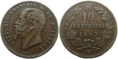 Монета Италии 10 чентесимо