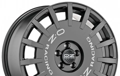 Колесный диск OZ Racing Rally Racing 7x17/4x108 D75 ET40 Dark Graphite + Silver Lettering картинка из объявления