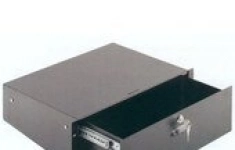 EuroMet EU/R-CA2 01912 Выдвижной рэковый ящик с замком, 2U, сталь черного цвета картинка из объявления