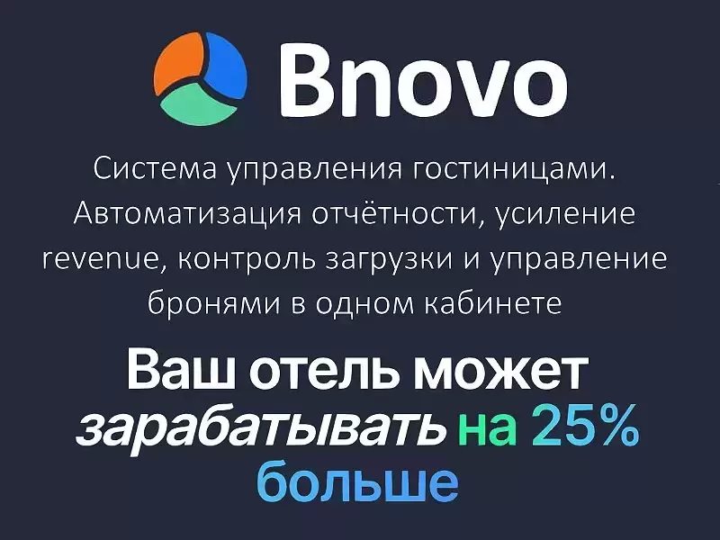 Bnovo - система управления отелями и гостиницами картинка из объявления