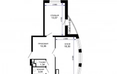 Продам 2 комнатную квартиру 65 м2 в объявлении 7 фото Продам 2 комнатную квартиру 65 м2 картинка из объявления