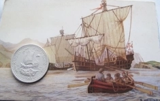 Португальская юбилейная монета - Открытие архипелага Мадейра.. картинка из объявления