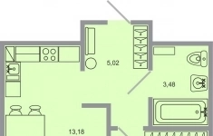 Продам 1 комнатную квартиру 32 м2 картинка из объявления